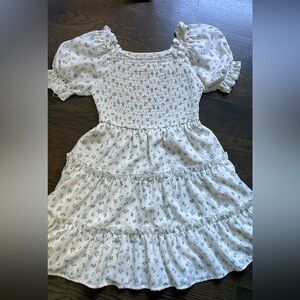 Floral White Kids Dress 14 or women’s XS
